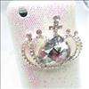 Bling blingy crystal Crown cover case for iphone 3G 3GS  