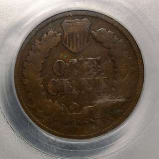 1877 INDIAN ONE CENT PCGS AG3 NICE  