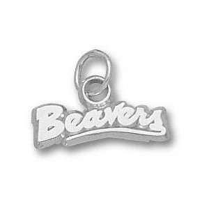  Oregon State Beavers Solid Sterling Silver BEAVERS 3 