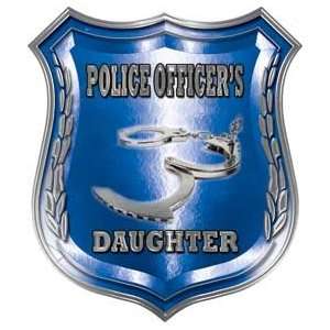 Law Enforcement Police Shield Badge Police Officers Daughter Decal 