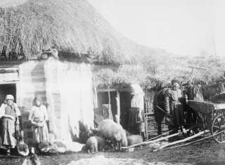 early 1900s photo Russian village  