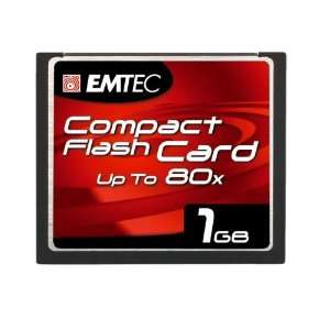  Emtec EKMCF1GBMLC 80x High speed Compact Flash Card (1 GB 