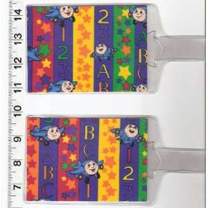  Set of 2 Luggage Tags Made with Jay Jay the Jet Plane 