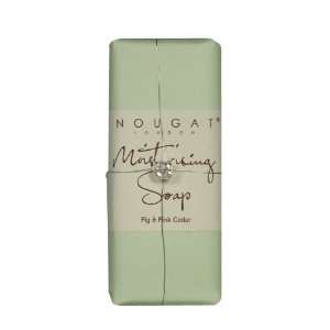 Nougat Moisturizing Soap In Pastel Wrap, Fig and Pink Cedar, 100g 