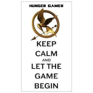  Magnet HUNGER GAMES   Keep Calm And Let The Game Begin 