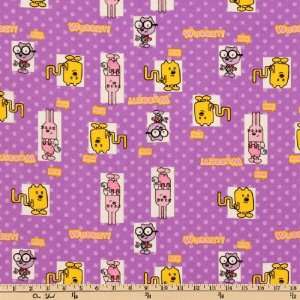   Wow Wow Wubbzy Frames Lilac Fabric By The Yard Arts, Crafts & Sewing