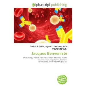  Jacques Benveniste (9786133956469) Books