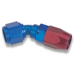   Red Anodized Aluminum 45 Degree Angled  8AN Female to  8AN Hose End