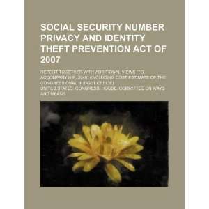  Social Security Number Privacy and Identity Theft Prevention 