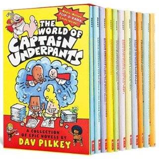 the world of captain underpants boxed set a collection of 11 epic 
