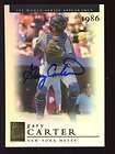 2003 Topps Gary Carter 1st World Series Game Autographe