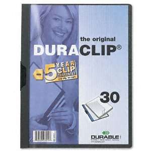  Durable® Vinyl DuraClip Report Cover, Letter, Holds 30 