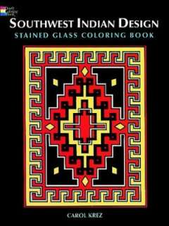   African Designs Stained Glass Coloring Book by 