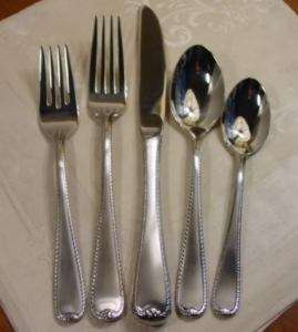 Gorham Stainless RIBBON EDGE 5 Pc Place Setting (S) NEW  