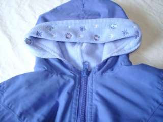 Girls 2nd Step Reversible Blue Jacket Size 18 Months  