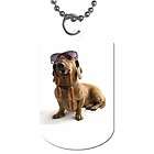dachsund puppy dog 2 sided dog tag necklace 