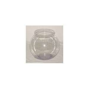  3 PACK PLASTIC ROUND FISH BOWL, Size 2 GALLONS (Catalog 