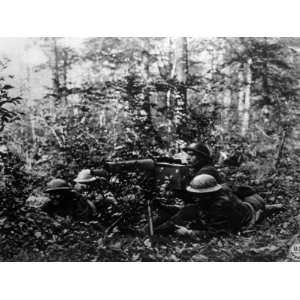  World War I, American Machine Gunners of the 80th Division 