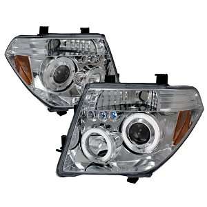  PATHFINDER/FRONTIER CHROME CLEAR PROJECTOR HEAD LIGHTS 