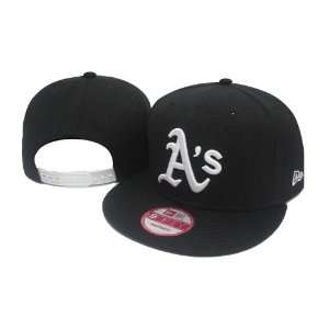   Athletics New Era 9Fifty Adjustable Black Hat