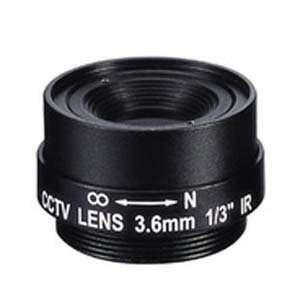  3.6mm 1 Megapixel Fixed Iris F1.8 1/3 CS Mount Lens 