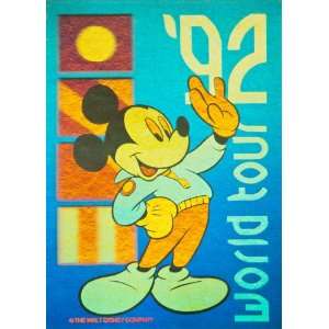   Collector Mickey Mouse World Tour New Double Sided Hologram Card