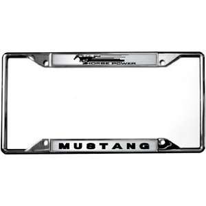  H.P. / Mustang License Plate Frame Automotive