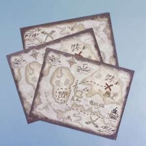 Treasure Map Place Mats   Tableware & Table Covers