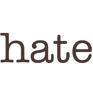  hate Giant Word Wall Sticker