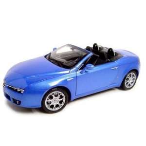  Alfa Romeo S Spider Convertible Blue Diecast Model 118 