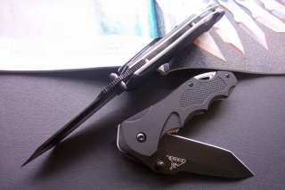 New BLACK GERBER Stainless Steel Folding Knife With Clip (k120)  
