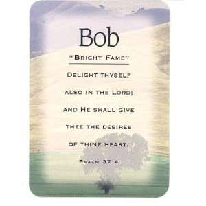   Meaning of Bob   Name Cards with Scripture   Pack of 3 Everything