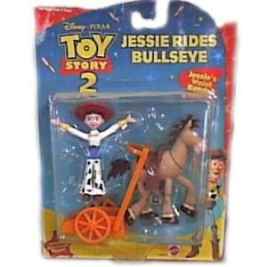  Toy Story 2 Jessie Rides Bullseye Figure Set Mattel 3 Inch 