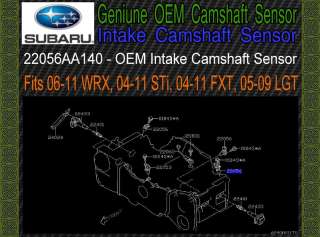 Genuine Subaru OEM Intake Camshaft Sensor 06 11 WRX 04 11 STi EJ255 