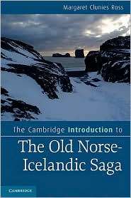 The Cambridge Introduction to the Old Norse Icelandic Saga 