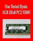   1Rx16 PC2 5300U 555 ​12 DDR2 Desktop Memory HYMP164U64CP6 ​Y5