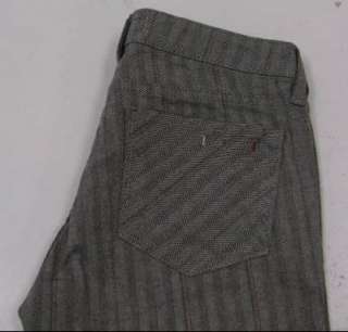 NWOT Hudson Stripe Pants/Gray   Size 27  