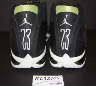 NIKE AIR JORDAN XIV OG 1999 ORIGINAL BLACK INDIGLO SIZE 14 VNDS 