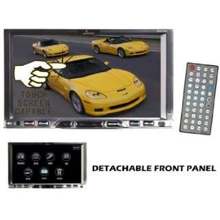 Lanzar SDN7UD 7 Inch Double Din TFT Monitor Touch Screen DVD/MPEG4/ 