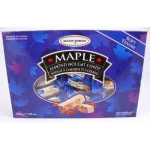 Golden Bonbon Maple Almond Nougat Candy Grocery & Gourmet Food