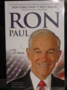RON PAUL A Life of Ideas BIOGRAPHY Book Politics NEW 9780973864946 