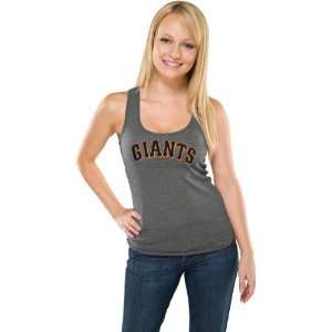  San Francisco Giants Womens Heather Charcoal Tri Blend 