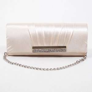  Lady Tote Handbag Shoulder Long Clutch Bag Beige Beauty