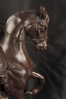 Bronze Statue Napolean Horseback Military Emperor  