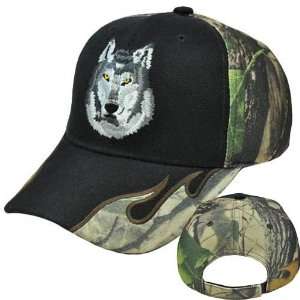  Outdoor Camo Camouflage Wolf Hunting Tree Hat Cap Acrylic 