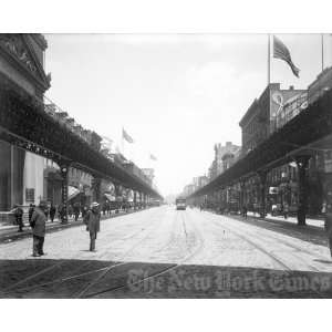  View of the Bowery, Circa 1908