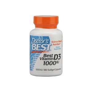  Doctors Best   Best Vitamin D    1000IU    180 Softgels 