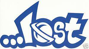 LOST Surfboards Surf Stickers Decal 6.5 BLUE 11A8  