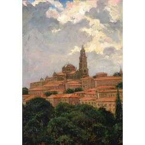     James Carroll Beckwith   32 x 46 inches   Cathedral at le Puy