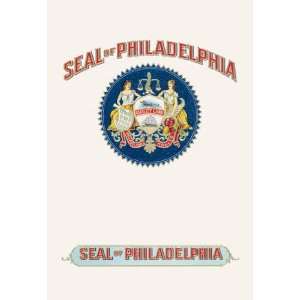  Seal of Philadelphia 12x18 Giclee on canvas